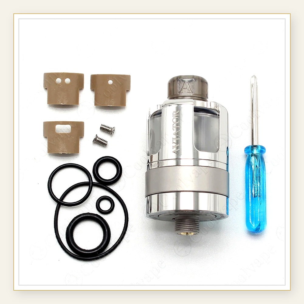 Vaping Air - Atomiseur RTA Wolfcoolvape Aviator 22 mm,