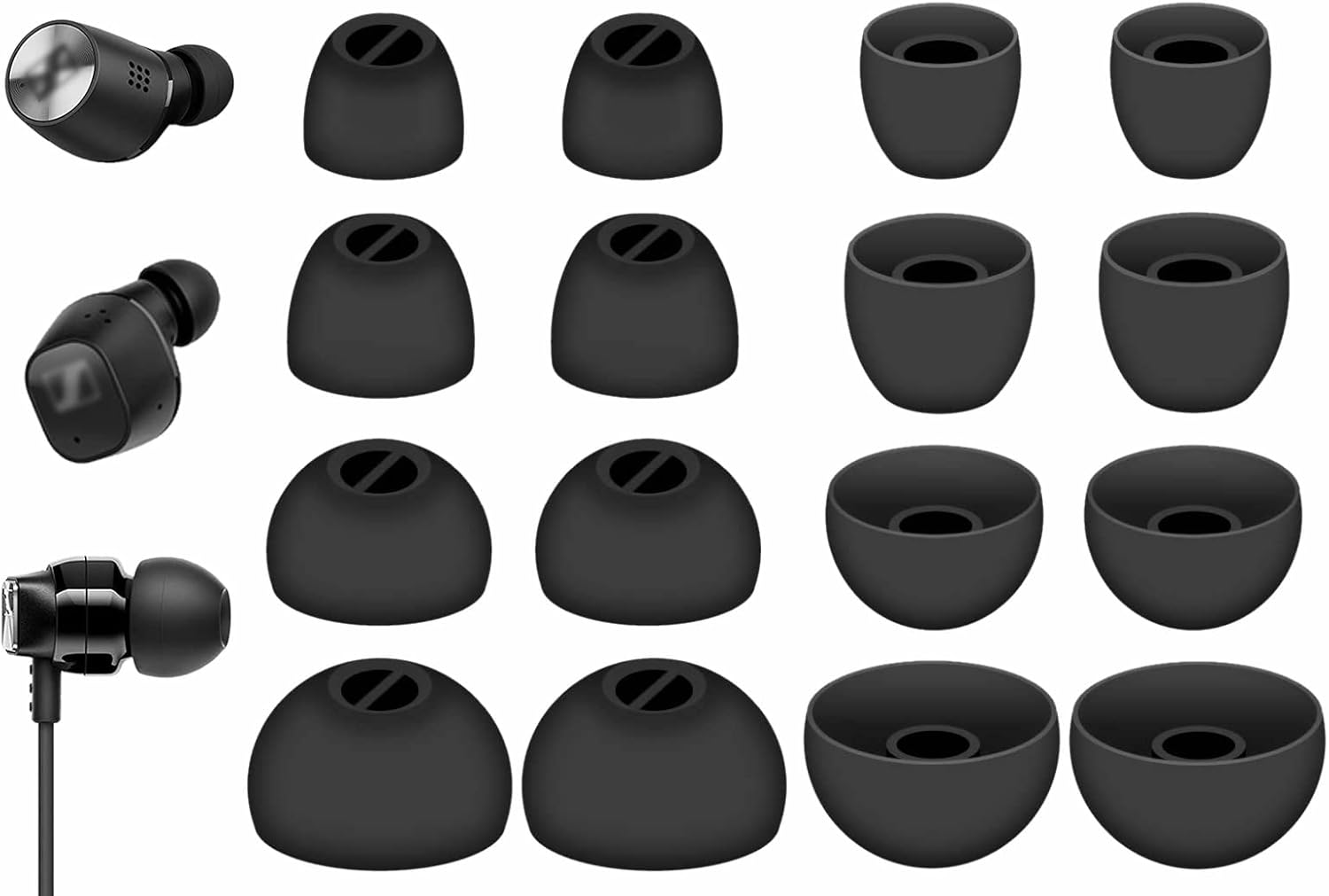 Sennheiser Headphone Momentum 4 - Embouts d'oreille en Silicone souple et