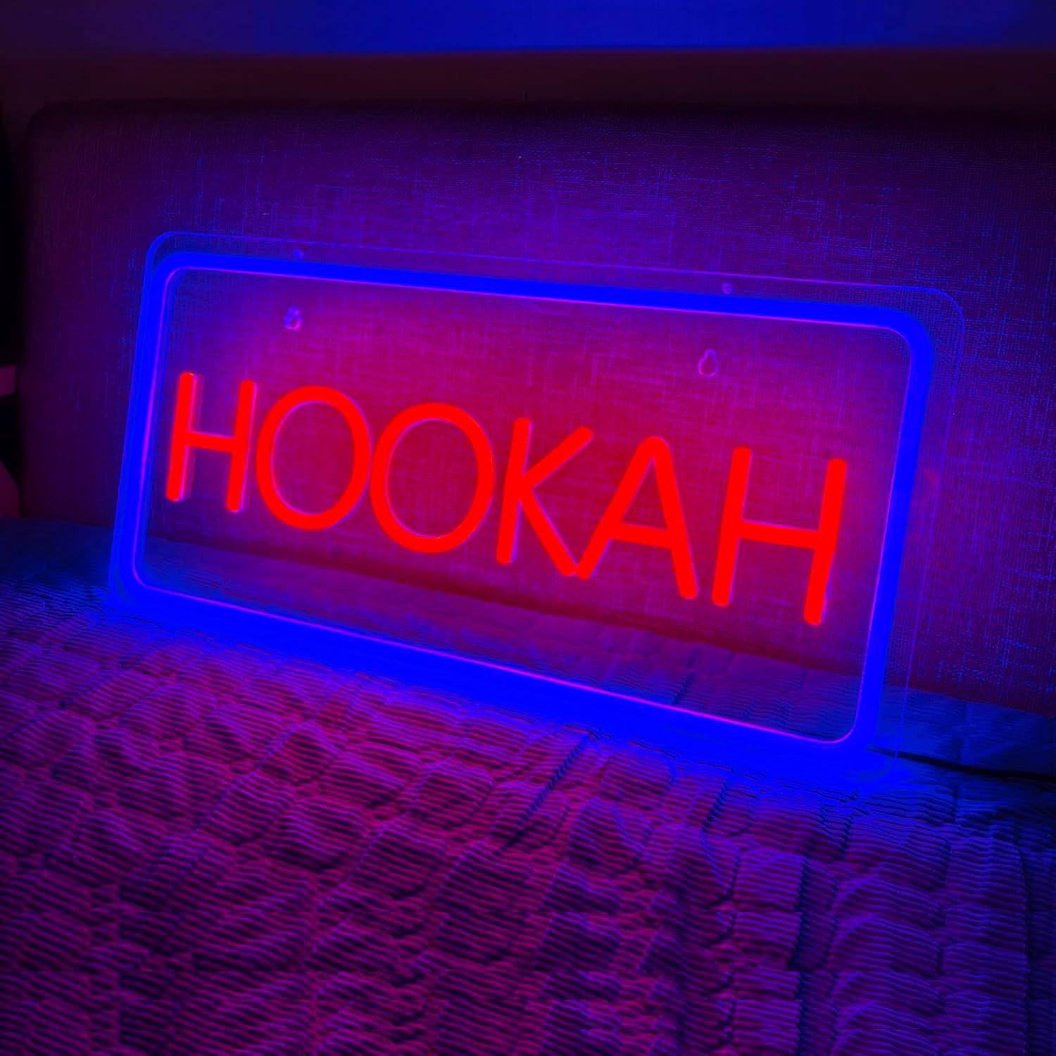 Enseigne néon HOOKAH, lumières - Vaping Store avis et prix